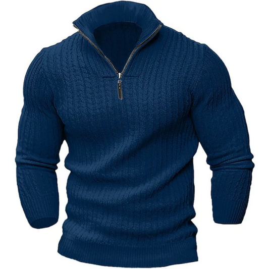 Luca | Classic Half-Zip Knitted Sweater