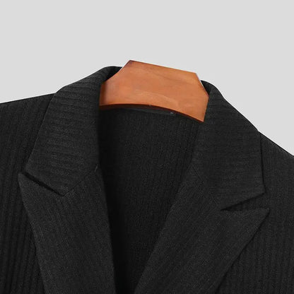 Adrian | Double-Breasted Pinstripe Blazer for mens