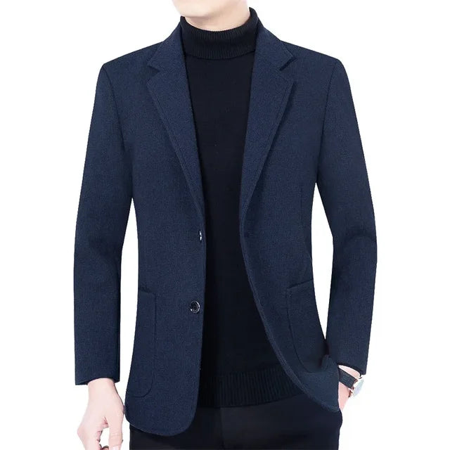 Jacob | Tailored Knit Blazer for mens