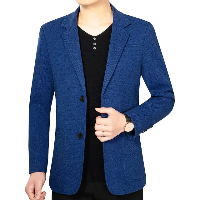 Jacob | Tailored Knit Blazer for mens